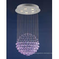 Modern Ceiling Double Ball Chandelier Crystal